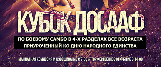 Кубок ДОСААФ Тверской области по боевому самбо 2019