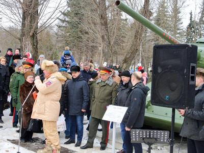 Открытие памятника Т-34 - Фото 16